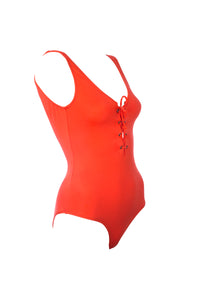 Roma Orange Swimsuit